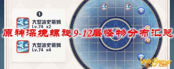 原神深境螺旋9-12层怪物分布汇总