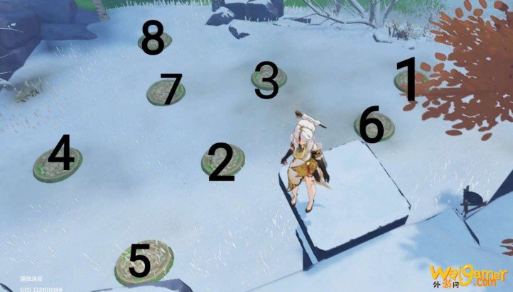 原神雪山压力板顺序是什么