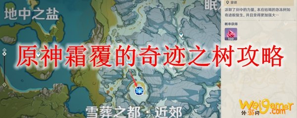 原神霜覆的奇迹之树攻略
