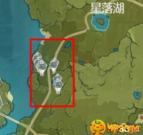 低语森林灯笼草位置图 原神灯笼草哪里采集-灯笼草采集位置攻略_原神攻略APP