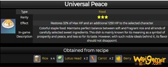 原神四方和平料理做法是什么 原神四方和平料理食谱是什么-四方和平料理食谱介绍_原神攻略APP
