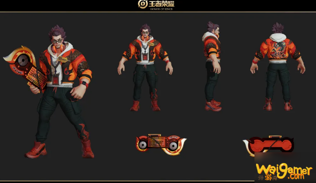 《王者荣耀》典韦星元皮肤有哪些 典韦星元皮肤部件汇总展示