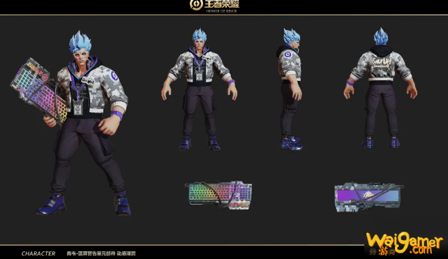 《王者荣耀》典韦星元皮肤有哪些 典韦星元皮肤部件汇总展示