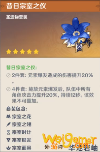 原神角色圣遗物怎么搭配?玩法攻略推荐! 原神角色圣遗物怎么搭配?玩法攻略推荐!