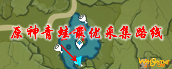 原神青蛙最优采集路线
