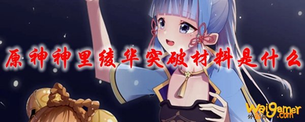 原神神里绫华突破材料是什么