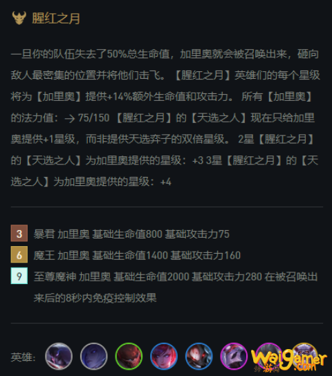 云顶之弈11.1九猩红阵容搭配