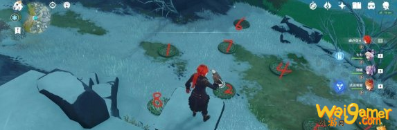 原神雪山压力板怎么做