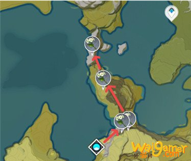 原神清心采集路线图