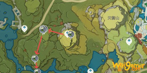 原神清心采集路线图
