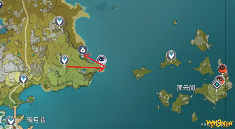 原神1.2版本刷怪路线图推荐