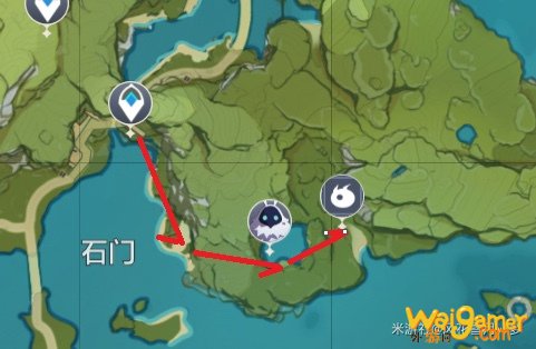 原神1.2版本刷怪路线图推荐