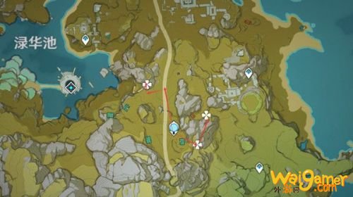 原神清心采集点大全 甘雨突破材料清心分布图&采集路线 原神清心采集点大全 甘雨突破材料清心分布图&采集路线