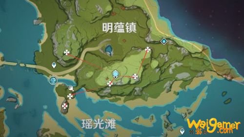 原神清心采集点大全 甘雨突破材料清心分布图&采集路线 原神清心采集点大全 甘雨突破材料清心分布图&采集路线