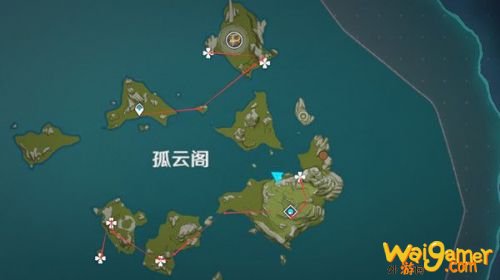 原神清心采集点大全 甘雨突破材料清心分布图&采集路线 原神清心采集点大全 甘雨突破材料清心分布图&采集路线