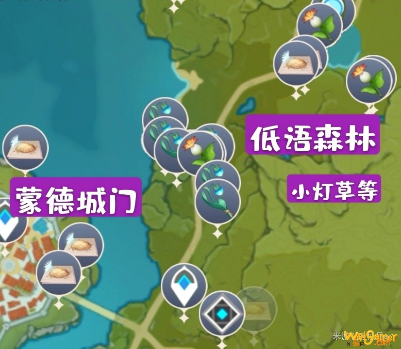 原神怎么快速采集100个蒙德特产