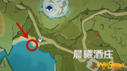 原神福至五彩蓝色生物去哪拍 福至五彩第二天蓝色拍照位置