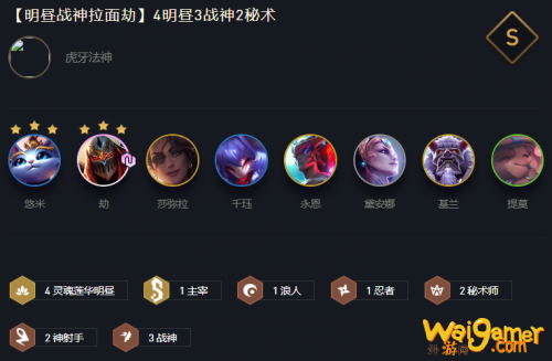 云顶之弈11.3最强阵容玩法 S级阵容明昼战神拉面劫攻略