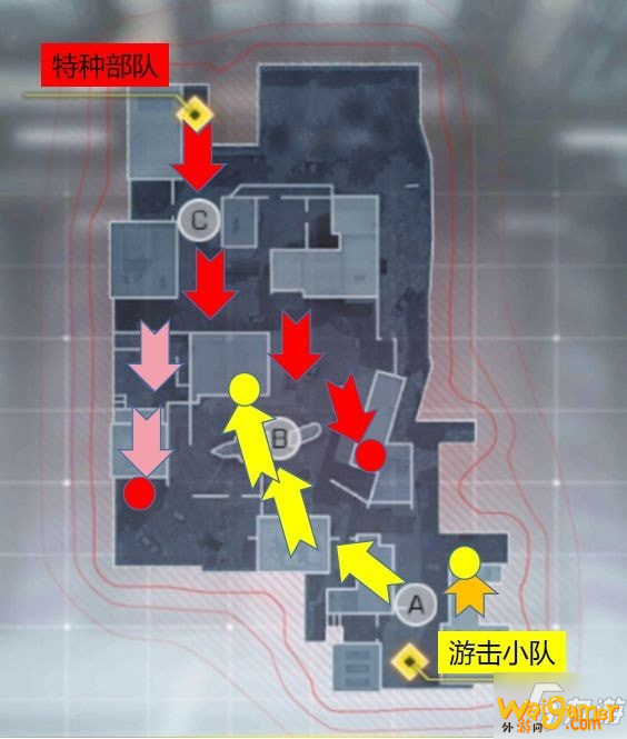 《使命召唤手游》占点路线怎么走 坠机之地占点模式图文教程