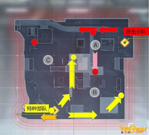 《使命召唤手游》占点路线怎么走 荒漠油厂占点模式图文教程