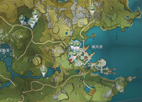 《原神》莲蓬采集点位置介绍