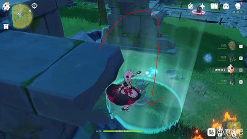 《原神》奔狼岭四个石灯位置介绍