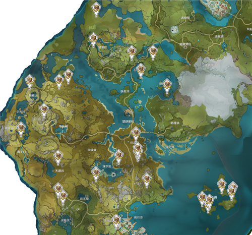 《原神》珍贵宝箱地图分布一览