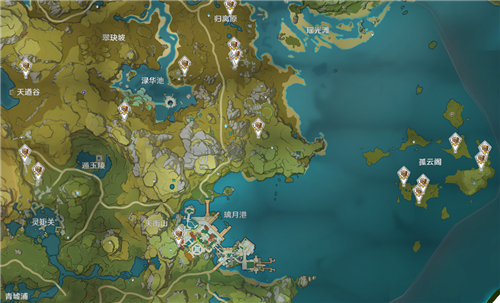 《原神》珍贵宝箱地图分布一览