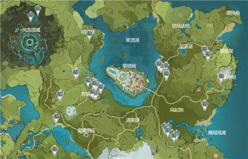 《原神》小灯草地图位置一览