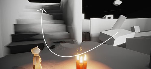 《光遇》预言季土地的试炼过关路线图解