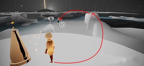 《光遇》预言季湖水的试炼通关路线图解