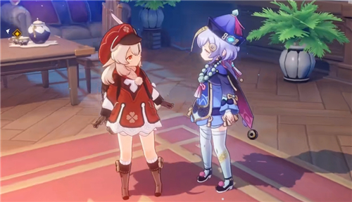 《原神》可莉和七七身高对比