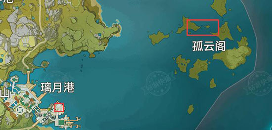 《原神》采集螃蟹位置分布点