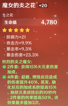 《原神》可莉圣遗物套装推荐