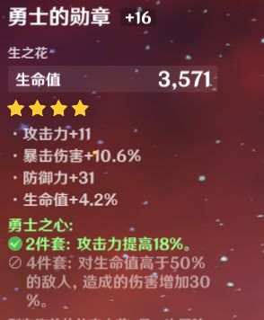 《原神》可莉圣遗物套装推荐