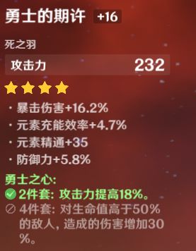 《原神》可莉圣遗物套装推荐