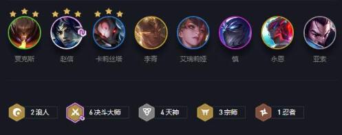 《云顶之弈》10.22决斗大师赵信主C阵容玩法介绍