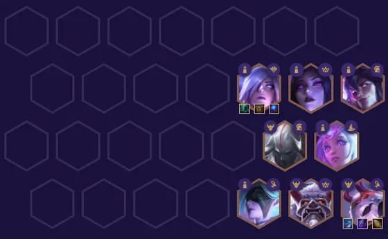 《云顶之弈》10.23上分阵容夜幽锐雯攻略