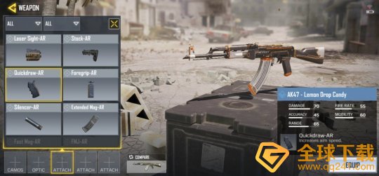 《使命召唤手游》突击步枪配件搭配一览