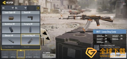 《使命召唤手游》突击步枪配件搭配一览