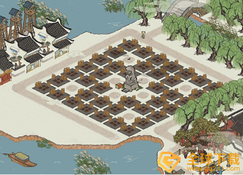 《江南百景图》苏州府40水井大阵摆放攻略