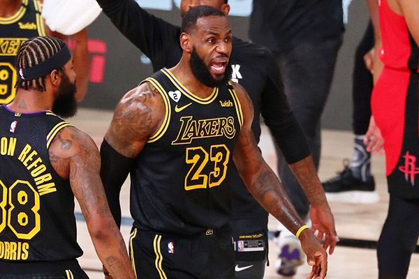 2020NBA东西部半决赛火箭对阵湖人战报