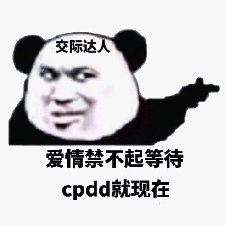 最新网络用语cpdd表情包大全分享