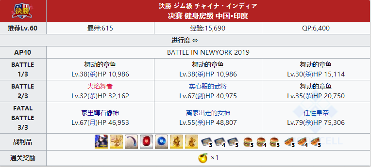 《FGO》2020弓凛祭自由本决赛健身房级配置攻略