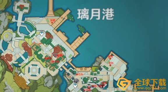 《原神》海鲜店鱼贩老高老孙位置分享