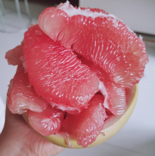 秋天的第一个柚子图片分享