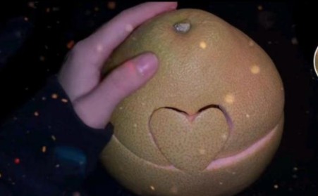 秋天的第一个柚子图片分享