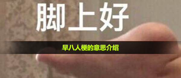 早八人梗的意思介绍