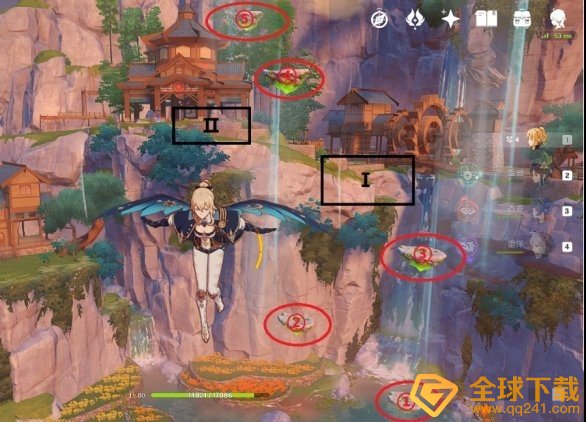 《原神》轻策庄五个炸药桶引爆攻略