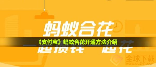 《支付宝》蚂蚁合花开通方法介绍